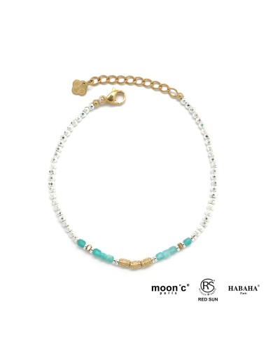 Bracelet hématite argenté...