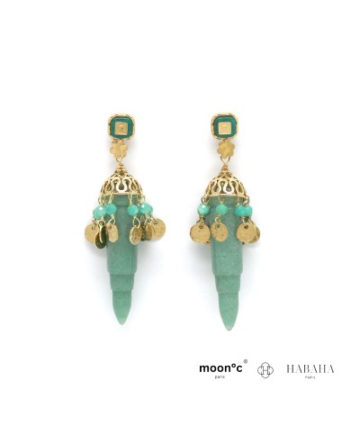 Boucles d'oreilles carré...
