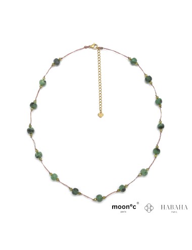 Collier fil perlé rondelle...